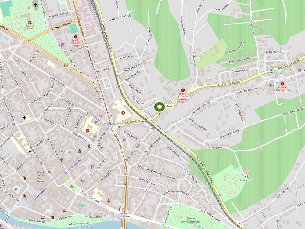 Hartă — Eleron Com, Str. Louis Pasteur nr. 35, Oradea (© OpenStreetMap contributors)